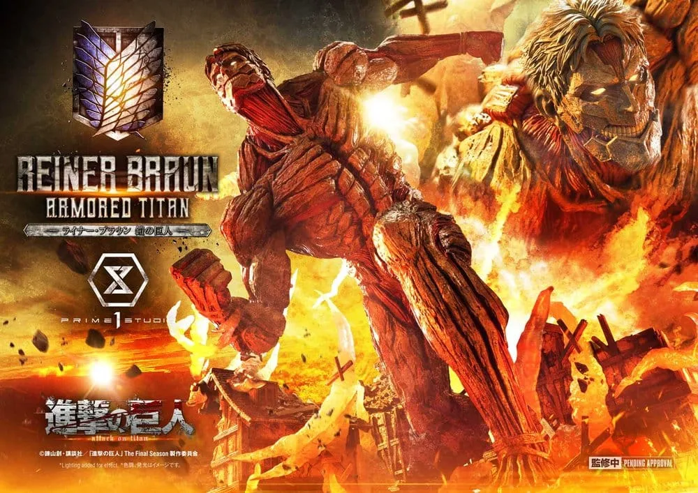 Attack on Titan Diorama Statue – Reiner Braun Armored Titan 75 cm 2