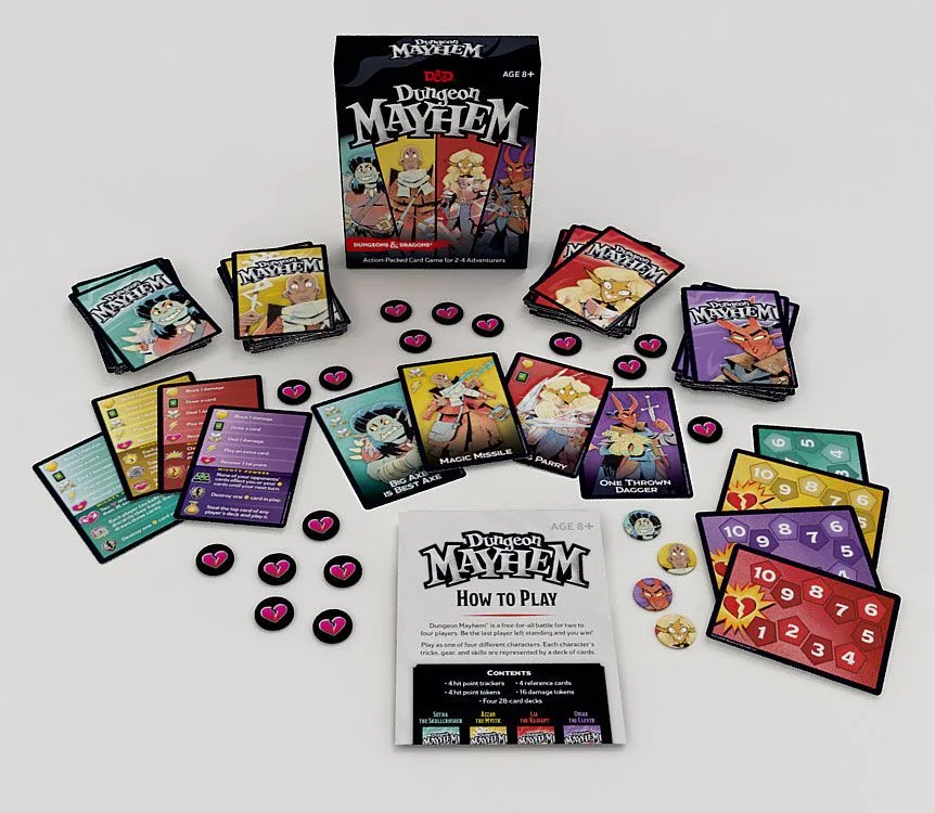 Dungeons & Dragons Card Game – Dungeon Mayhem French Edition 2