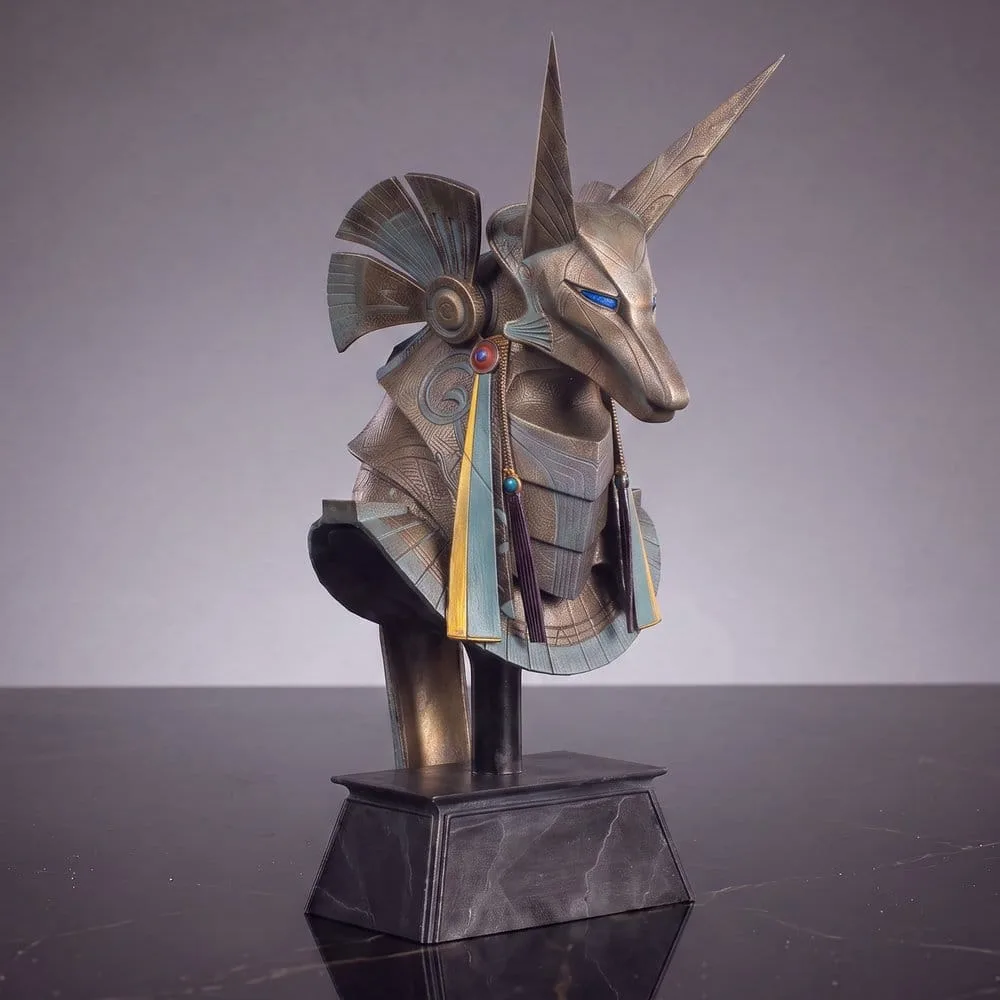 Stargate Desktop Replica – Anubis Jackal Guard Helmet 15 cm 3
