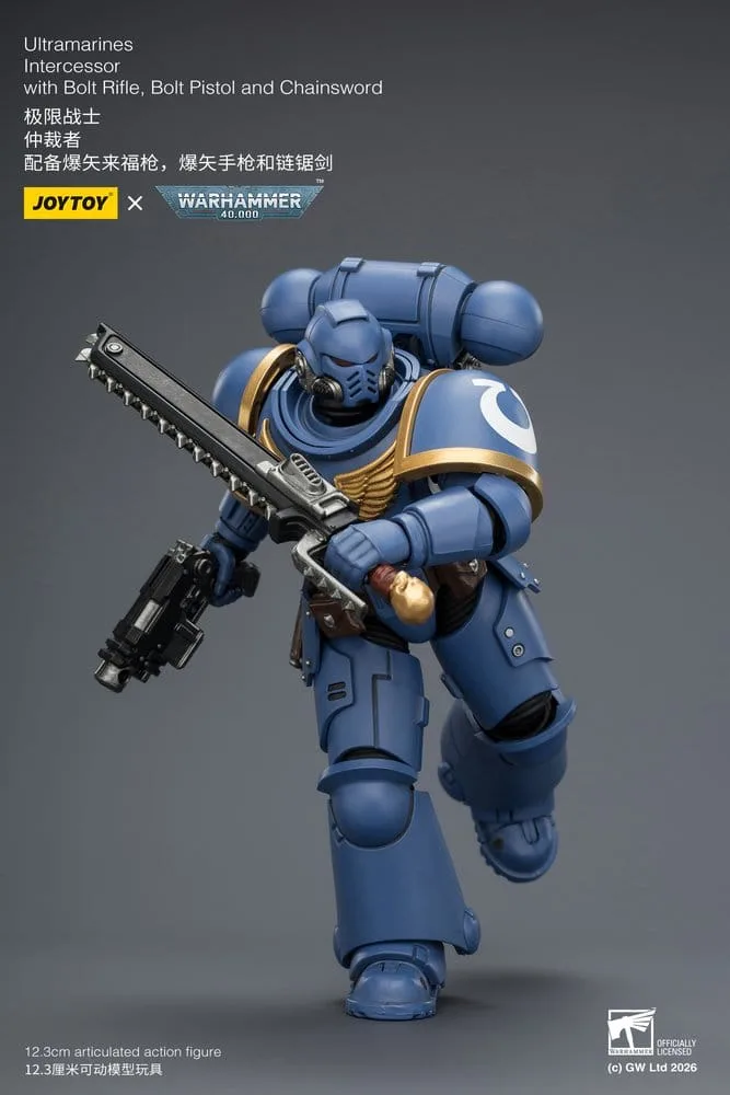 Warhammer 40,000 Action Figure – Ultramarines Intercessor 12.3 cm 16