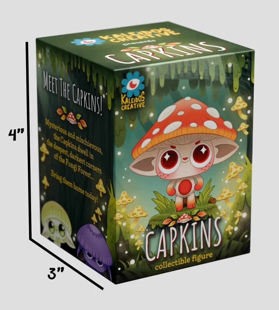 Capkins Mini Figures – Series 1 Blind Box Display of 6 7 cm 9