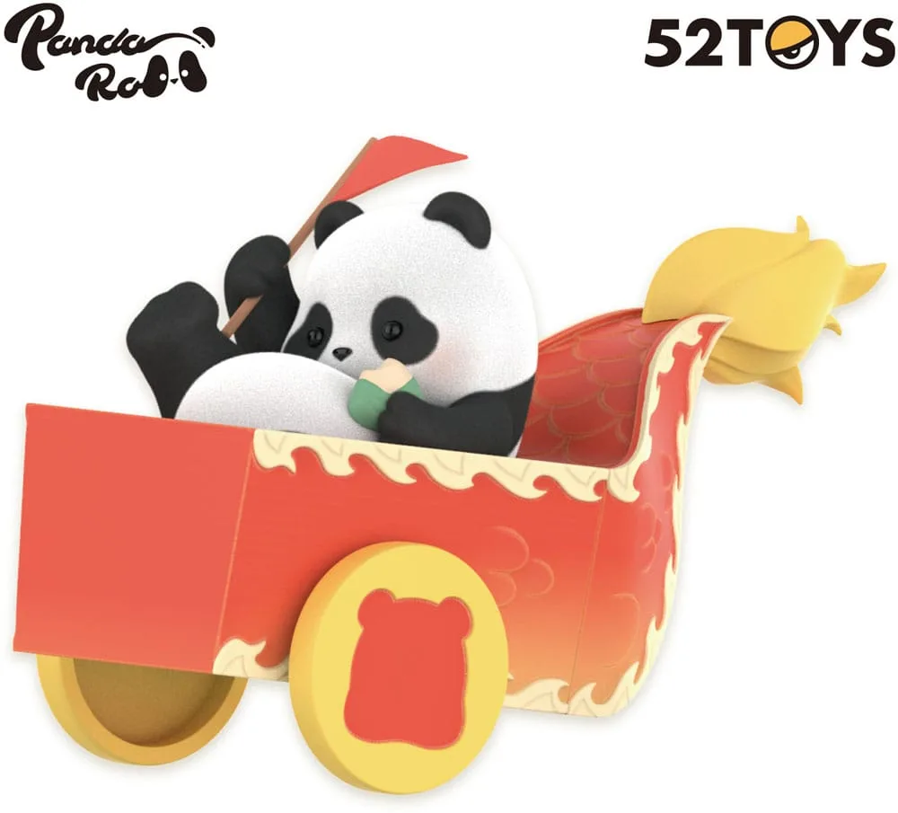 Panda Roll Blind Box Figures – Dragon Boat Racing Set of 4 10 cm 6