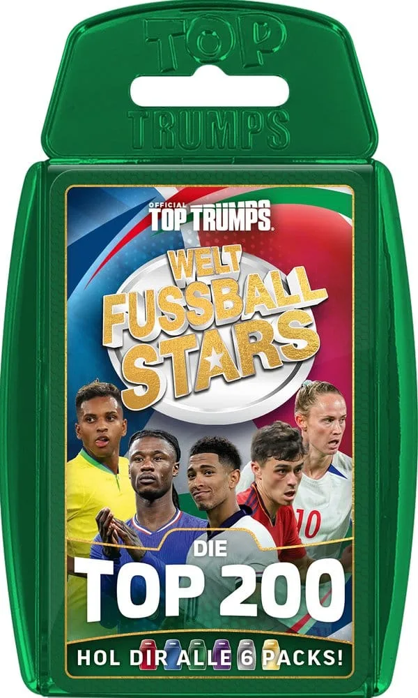 World Football Stars Card Game – 200 Pack 3 German Edition