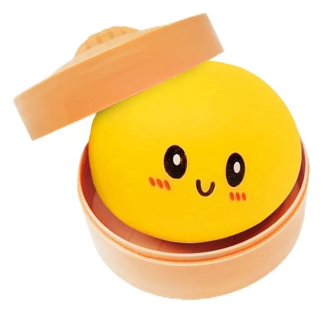 Steamed Bun Squishy Toy – Dumpling Blind Box Display 12 Pieces 9