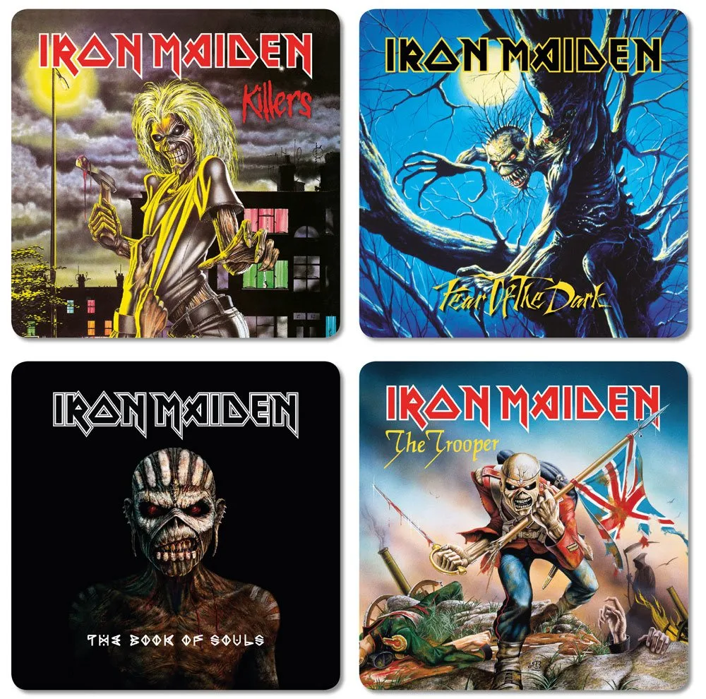 Iron Maiden Coasters – Cork Set of 4