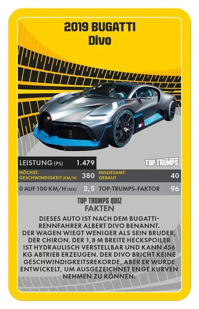 Super Cars Card Game – Top Trumps German Edition 3