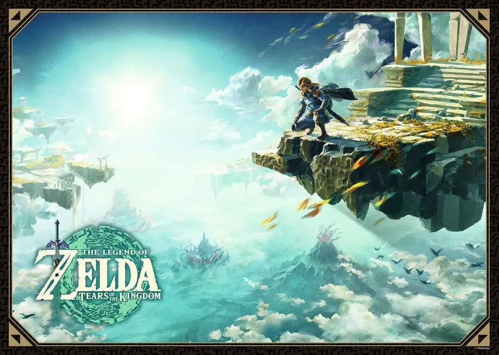 Zelda Tears of the Kingdom Puzzle – Cover Art 1000 Pieces 70 x 50 cm 2