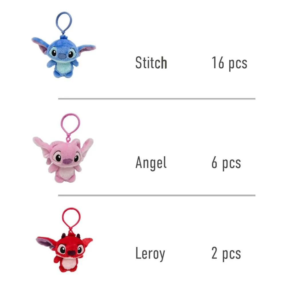 Lilo & Stitch Plush Keychains – 24-Piece Assortment 12 cm 2