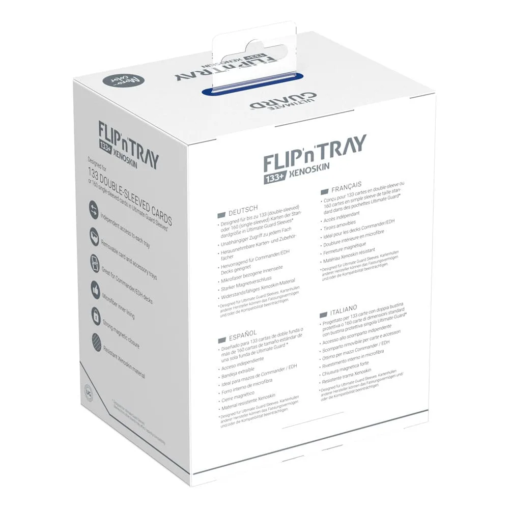 Ultimate Guard Deck Box – Flip’n’Tray 133+ Xenoskin Blue 8