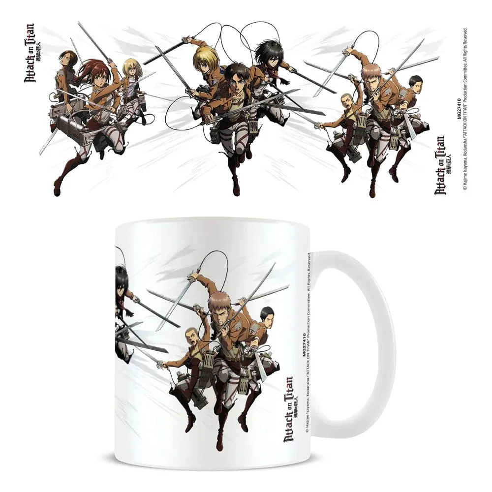 Attack on Titan Mug – Character Design 315 ml