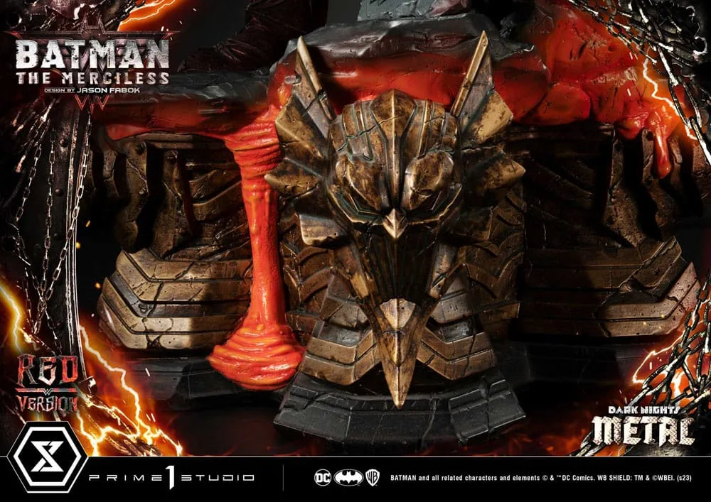 Dark Nights Metal Statue – The Merciless Red Version 111 cm 4