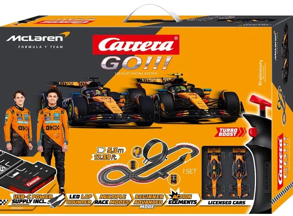 McLaren Slot Car Track Set – Carrera GO Racing