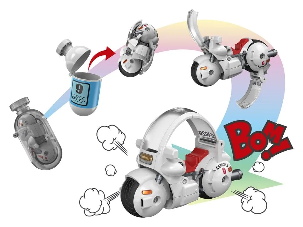 Dragon Ball Transforming Toy – Changearts Bulma’s Bike Capsule No. 9 2