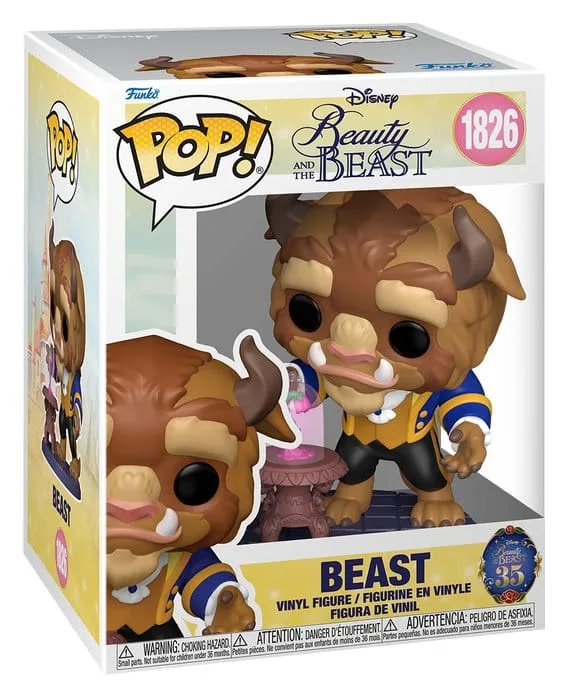 Beauty and the Beast POP Figure – Beast with Enchanted Rose 15 cm 2