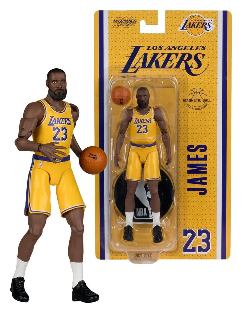 NBA Action Figure – LeBron James Lakers SportsPicks 16 cm 4