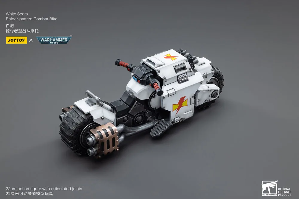 Warhammer 40K Vehicle – White Scars Raider Combat Bike 22 cm 16