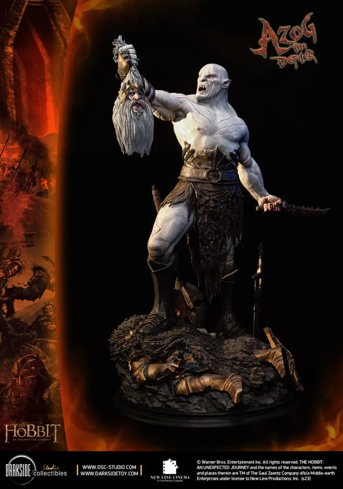 The Hobbit Beeld – Azog John Howe Signature Edition 1/3 90 cm 15