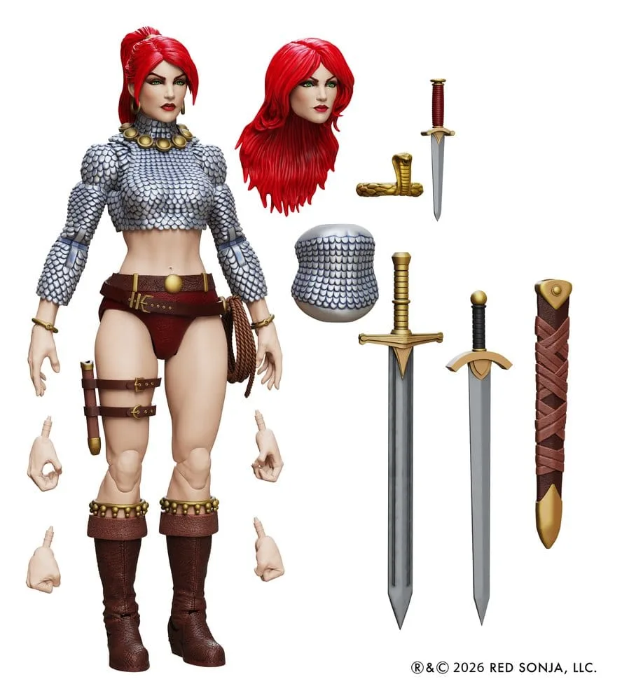 Red Sonja Action Figure – Immortal 1/12 Scale 17.78 cm 6