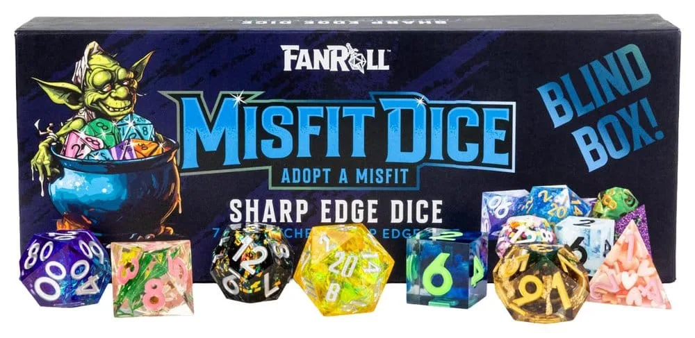 Misfit Dice Set – Adopt a Misfit Sharp Edge Blind Box