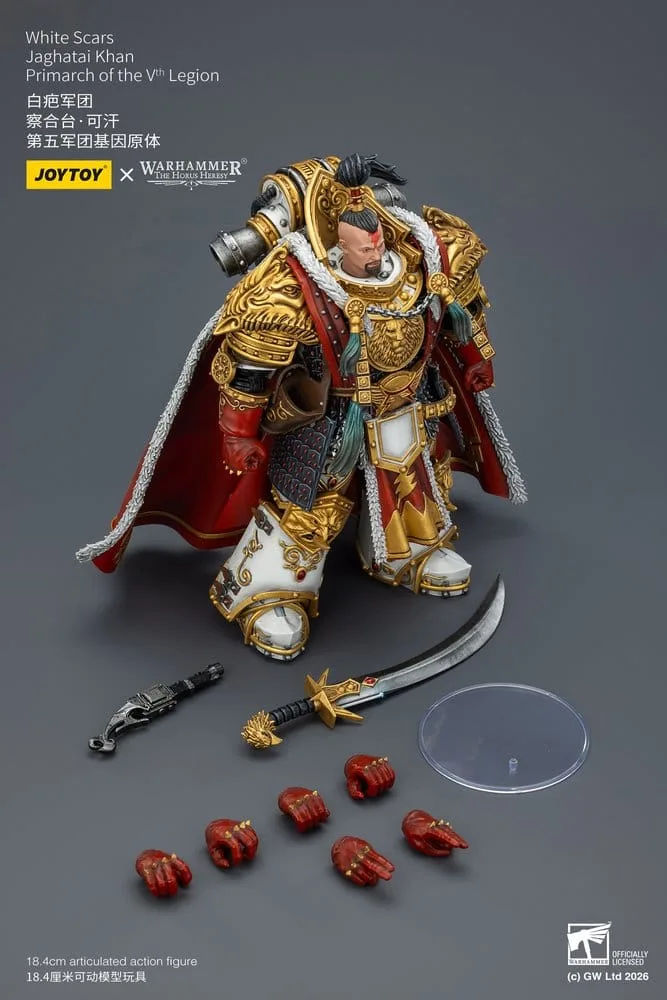 Warhammer Action Figure – Horus Heresy Jaghatai Khan 18.4 cm 11
