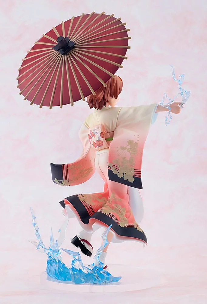 A Certain Scientific Railgun T Statue – Mikoto Misaka Kimono 28 cm 8