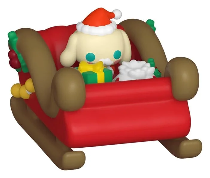Hello Kitty Vinyl Figure – Bitty Pop Rides Holiday Sleigh CMRL 2 cm