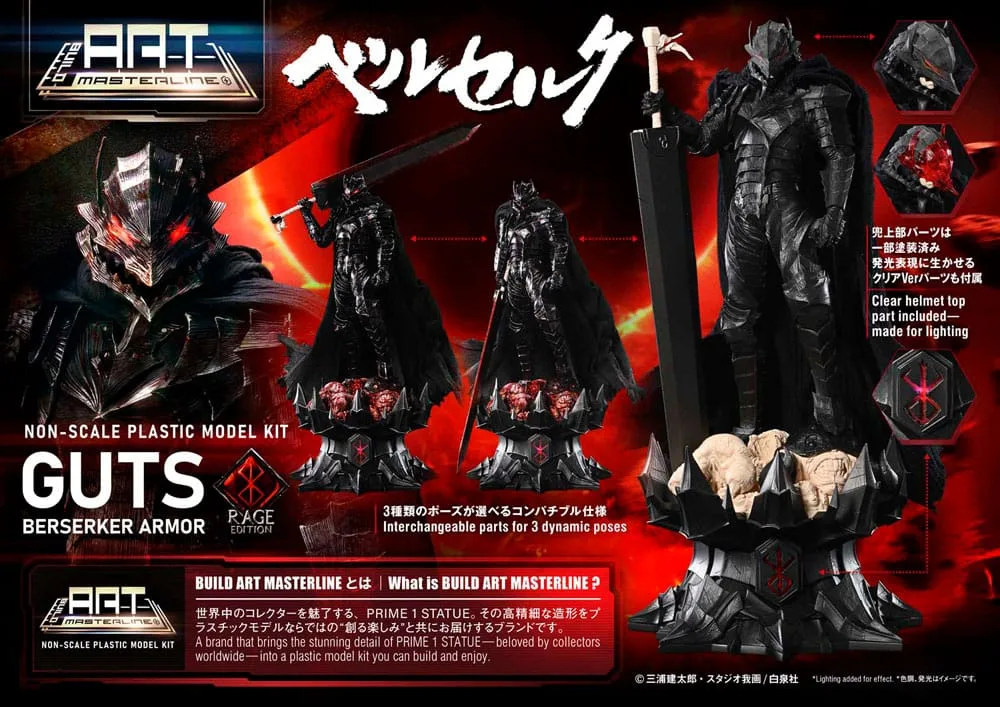 Berserk Model Kit – Guts Berserker Armor Rage 30 cm 5