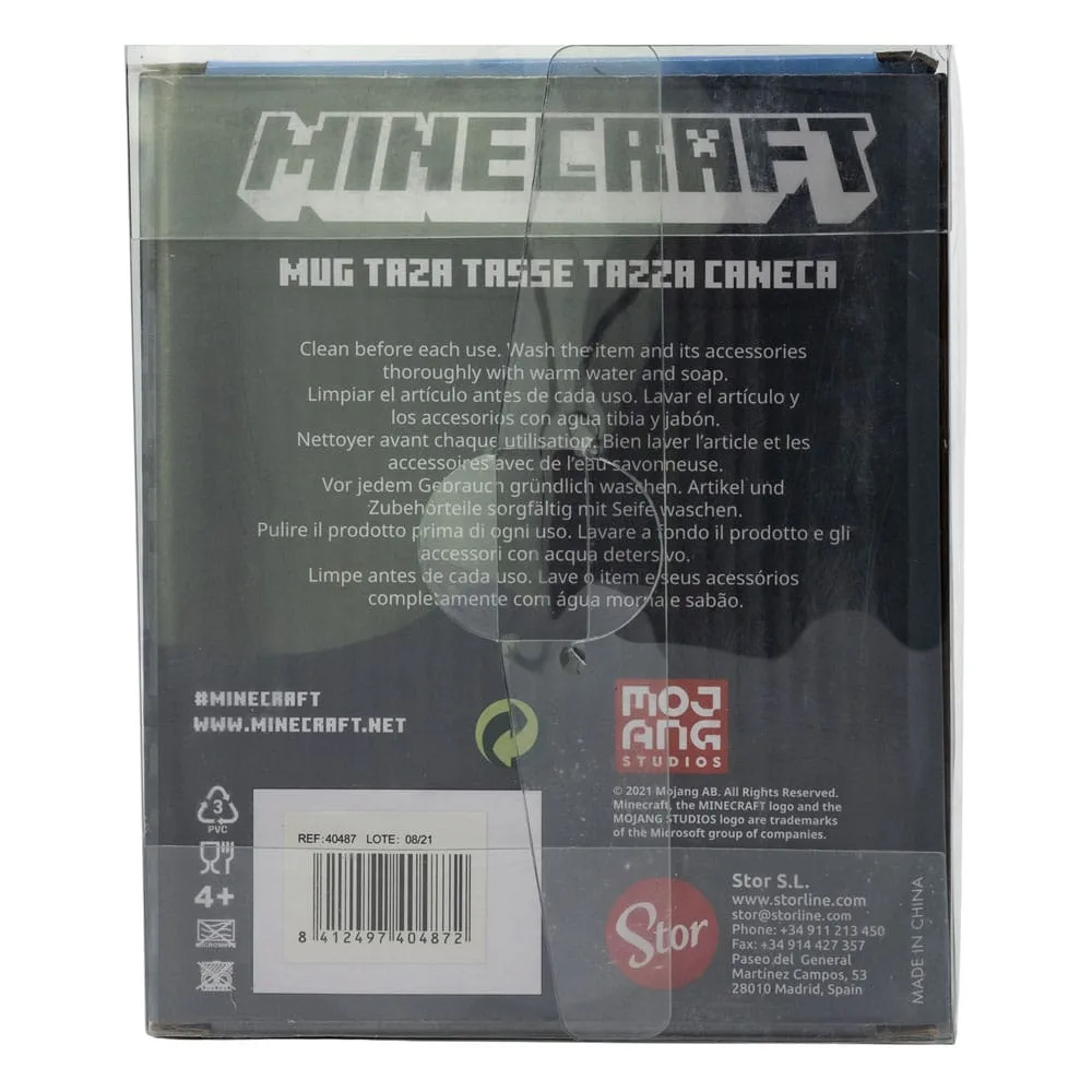 Minecraft 3D Mug – Creeper Face 445 ml 5