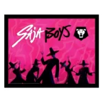 KPop Demon Hunters Framed Poster – Saja Boys Idol 40 x 30 cm 1