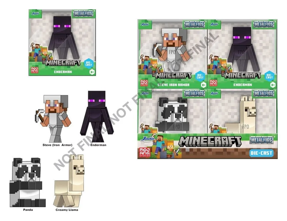 Minecraft Mini Figures – Wave 6 12-Piece Display 7 cm