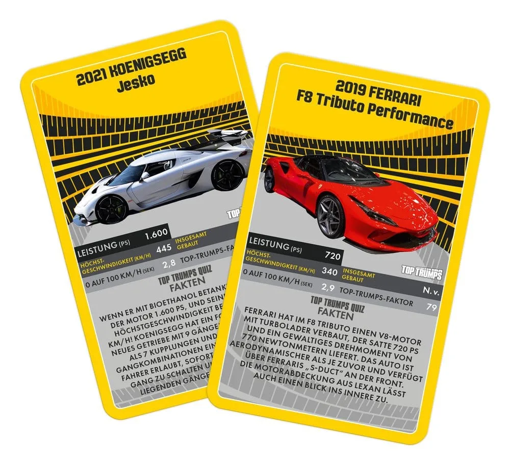 Super Cars Card Game – Top Trumps German Edition 5