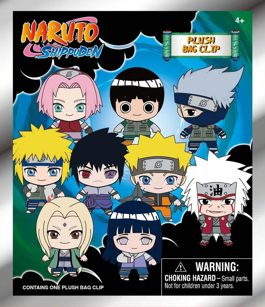 Naruto Plush Bag Clip Display – 24 Blind Bags 2