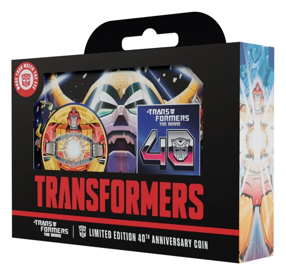 Transformers Coin – The Movie 40th Anniversary 24K Gold Plated 5