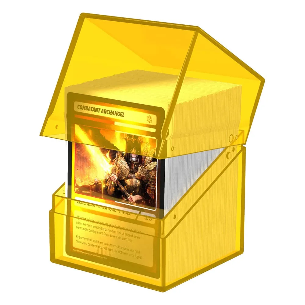 Ultimate Guard Deck Box – Boulder 100+ Clear Amber 4