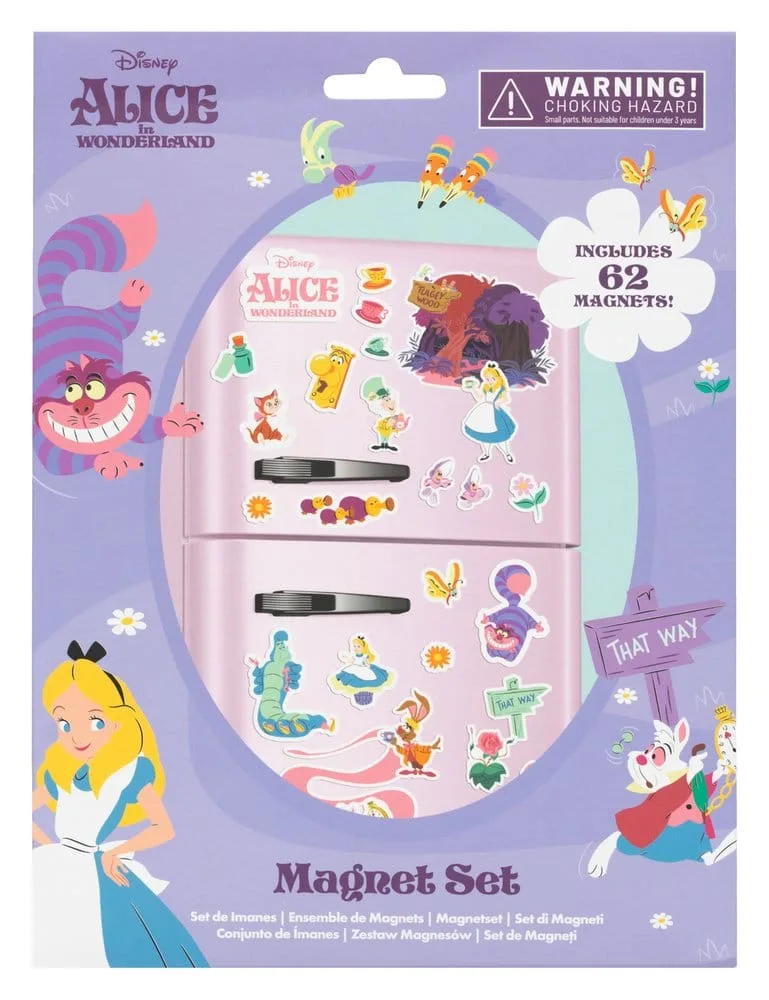 Disney Alice in Wonderland Magnet Set – Die-Cut Scenes