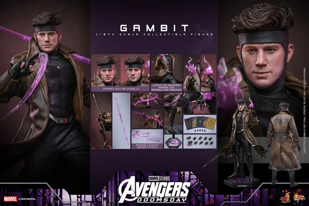 Avengers Doomsday Action Figure – Gambit 1/6 31 cm 23