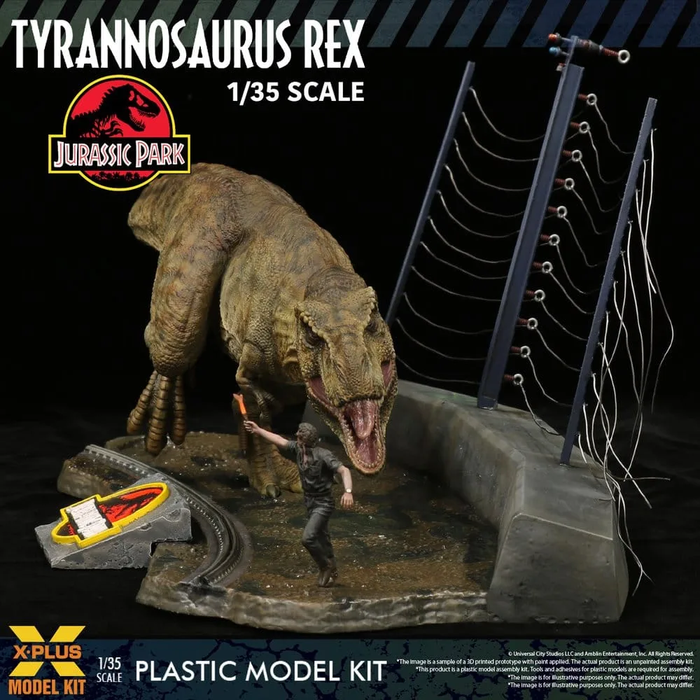 Jurassic Park Modellbausatz – Tyrannosaurus Rex 1:35 42 cm 9