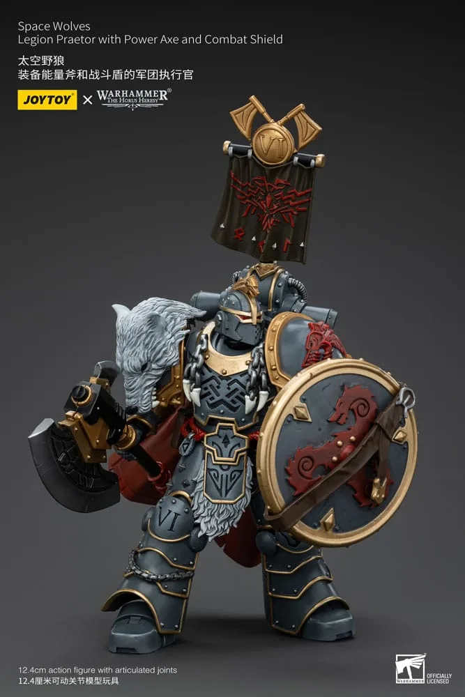 Warhammer Action Figure – Space Wolves Legion Praetor 1/18 Scale 12 cm 7
