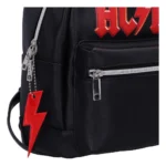 AC/DC Backpack – Red Logo and Devil Horns 3