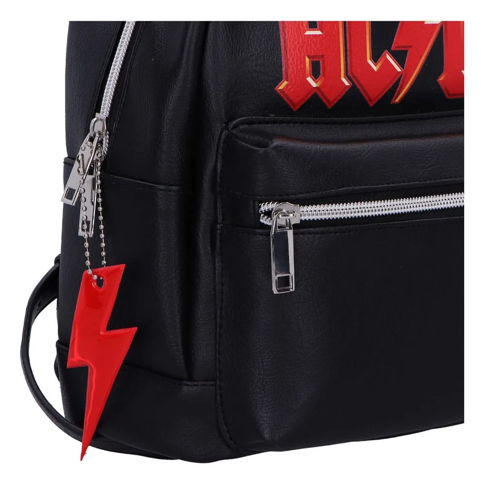AC/DC Backpack – Red Logo and Devil Horns 3