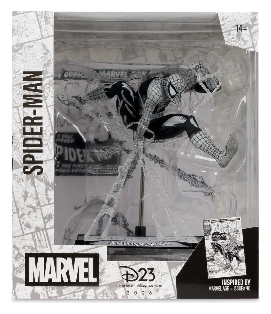 Marvel PVC Statue – Spider-Man Marvel Age 90 Line Art 18 cm 8