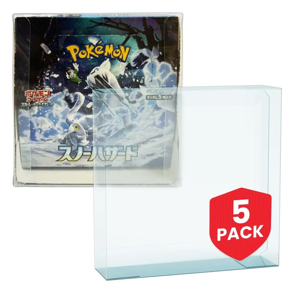 Pokémon Box Protectors – Evoretro Large Japanese Booster 5-Pack