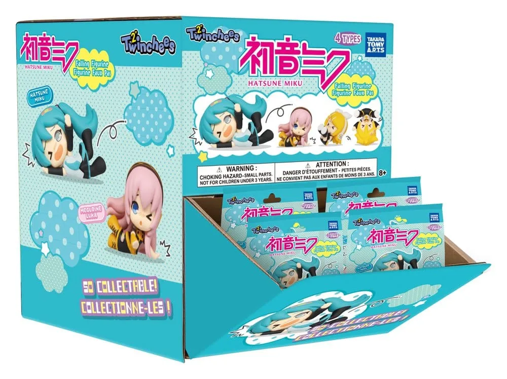 Hatsune Miku Mini Figure Display – Twinchees Falling 24 Packs 5 cm 2