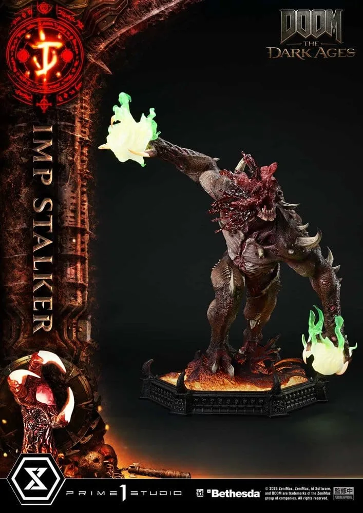DOOM The Dark Ages Statue – Imp Stalker Bonus Version 77 cm 5