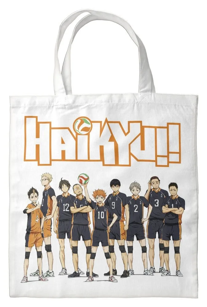 Haikyu Tote Bag – White 40 x 35 cm