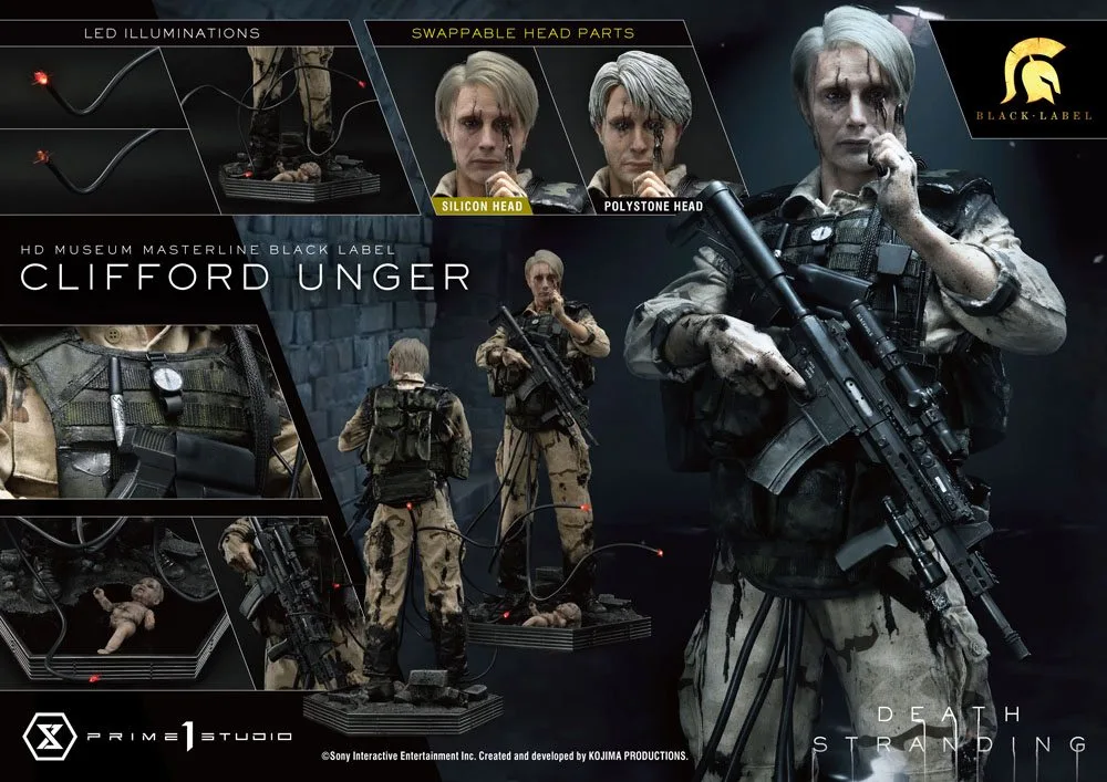 Death Stranding Statue – Clifford Unger Black Label 103 cm 26