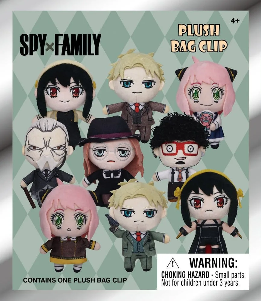 Spy x Family Plush Bag Clips – 24 Blind Bag Display 2