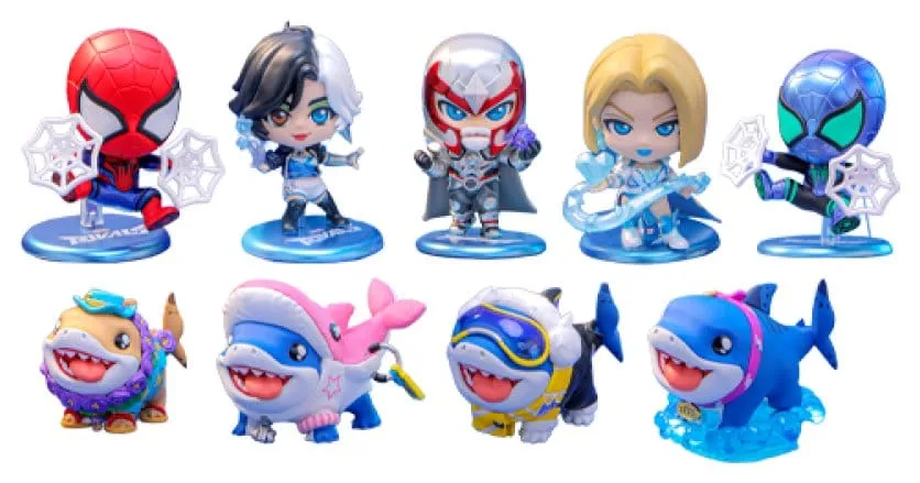 Marvel Rivals Mini Figures – Cosbi Blind Box Display 8 Figures