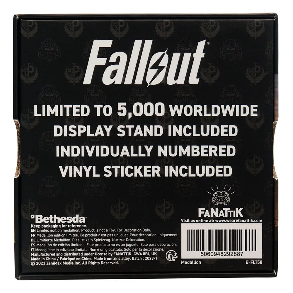 Fallout medaillon – Brotherhood of Steel 10 cm 3