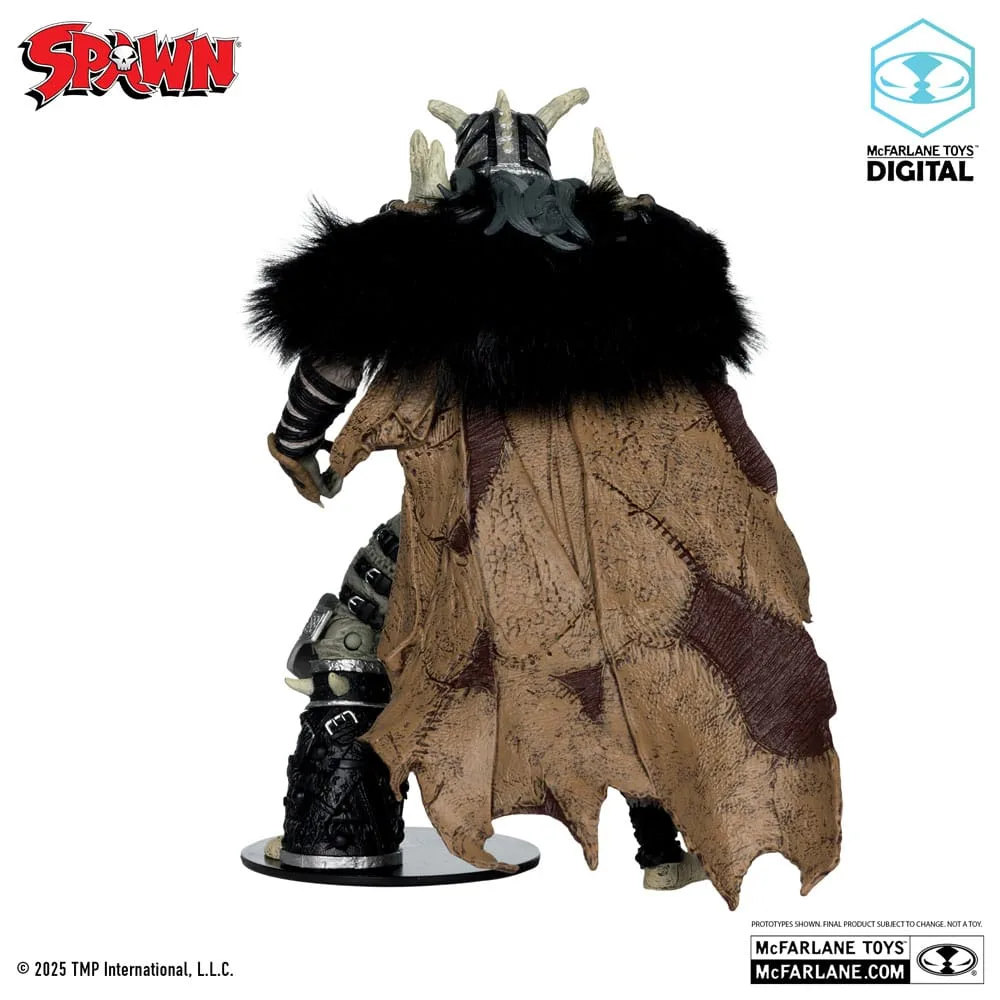 Spawn Actionfigur – Bloodaxe mit Pferd Gold Label 18 cm 6